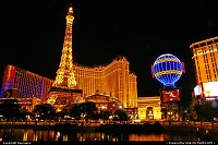 Photo by tiascapes | Las Vegas  Las Vegas, Paris Hotel, The Strip, evening
